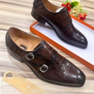 Top quality, Crocodile leather shoe