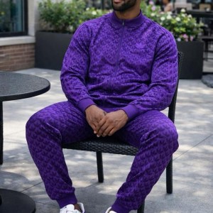 premium purple jogging set, designed for those who love style