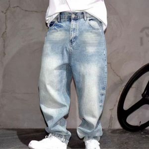 light‑blue baggy jeans designed for comfort, movement, and modern street style.