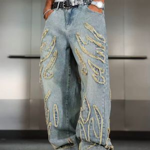 bold, artistic Designed jeans